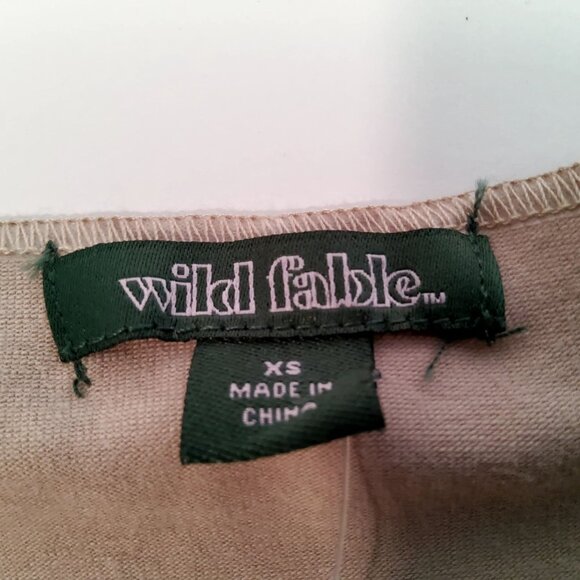 Wild Fable Elegant Taupe hue Long Sleeve Top Soft and breathable fabric  Size XS - Picture 3 of 7